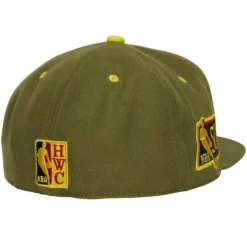 Mitchell & Ness Fitted-Dusty Olive Fitted Hwc Charlotte Hornets