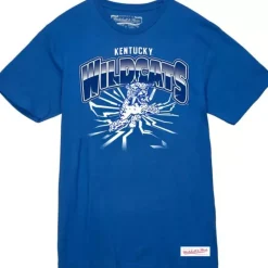 Men Mitchell & Ness T-Shirts & Tops-Earthquake Tee University Of Kentucky
