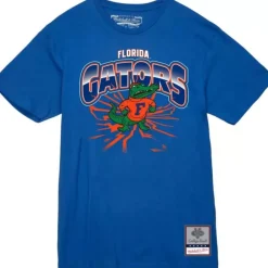 Men Mitchell & Ness T-Shirts & Tops-Earthquake Tee University Of Florida