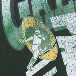 Men Mitchell & Ness Hoodies & Sweatshirts-Easy Cool Crewneck Sweatshirt Green Bay Packers