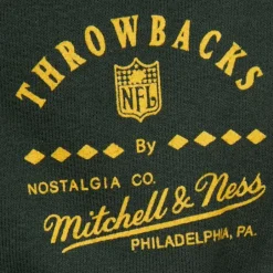 Men Mitchell & Ness Hoodies & Sweatshirts-Easy Cool Crewneck Sweatshirt Green Bay Packers