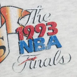 Men Mitchell & Ness Hoodies & Sweatshirts-Easy Cool Crewneck Sweatshirt Chicago Bulls