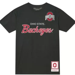Men Mitchell & Ness T-Shirts & Tops-Elite Tee Ohio State