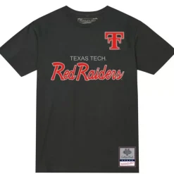 Men Mitchell & Ness T-Shirts & Tops-Elite Tee Texas Tech University