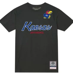 Men Mitchell & Ness T-Shirts & Tops-Elite Tee University Of Kansas