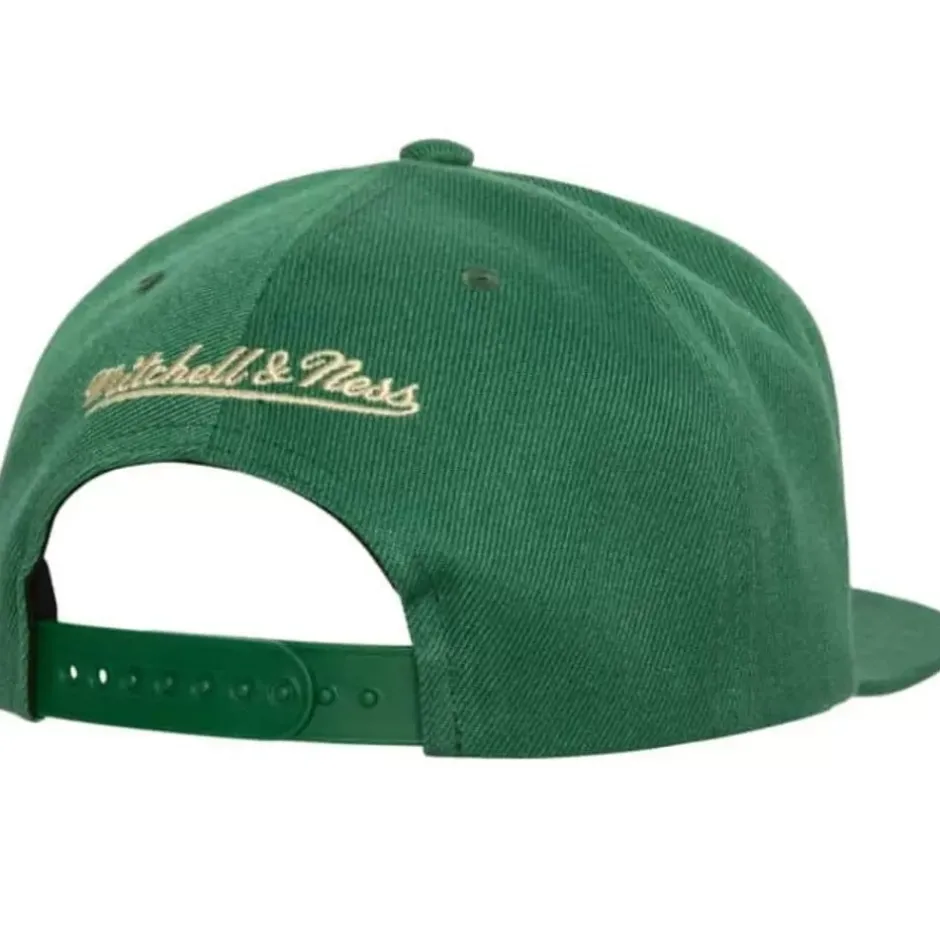 Mitchell & Ness Snapback-Embroidery Glitch Snapback Milwaukee Bucks