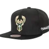 Mitchell & Ness Snapback-English Dropback Snapback Milwaukee Bucks