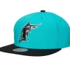 Mitchell & Ness Snapback-Evergreen Snapback Coop Florida Marlins