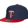 Mitchell & Ness Snapback-Evergreen Snapback Coop Minnesota Twins