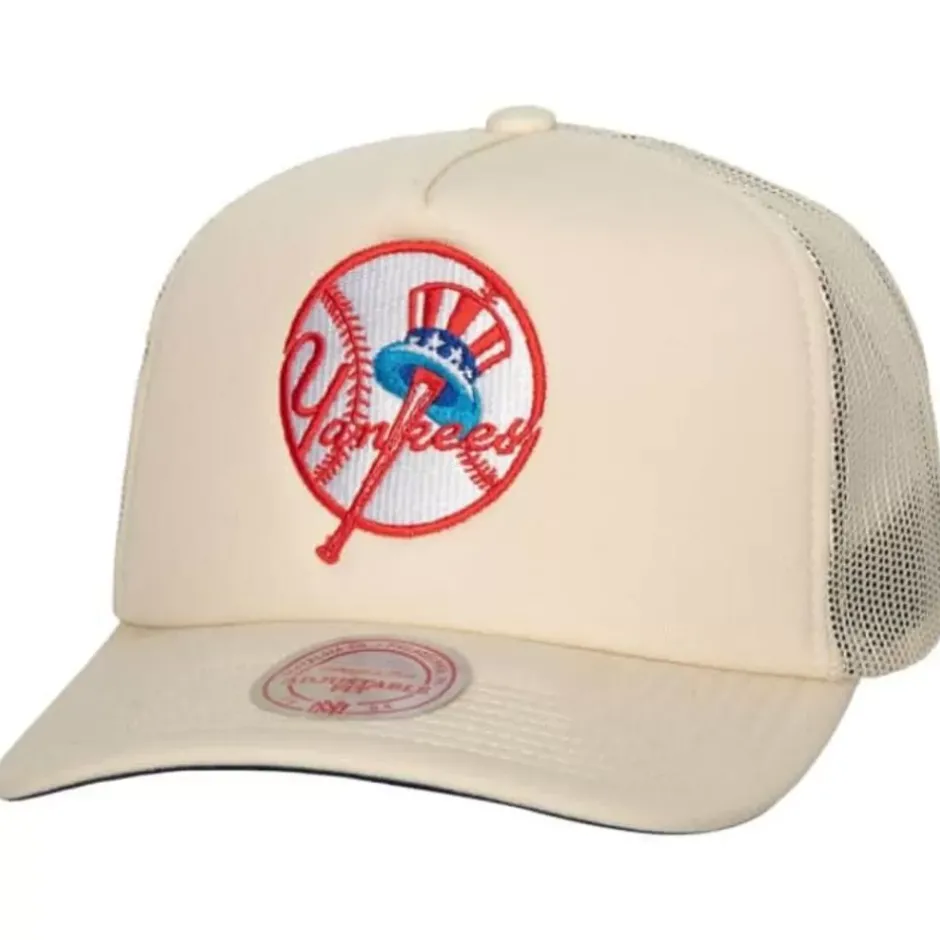 Mitchell & Ness Snapback-Evergreen Trucker Snapback Coop New York Yankees