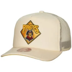 Mitchell & Ness Snapback-Evergreen Trucker Snapback Coop Pittsburgh Pirates