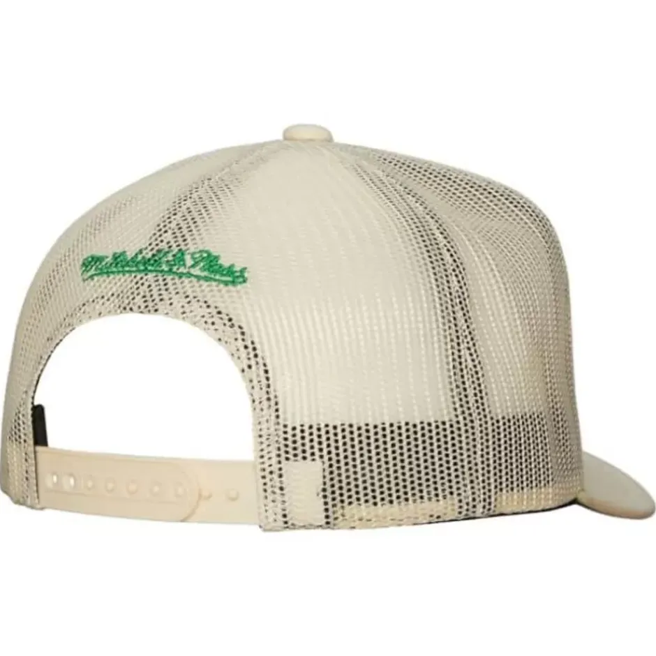Mitchell & Ness Snapback-Evergreen Trucker Snapback Coop Oakland Athletics