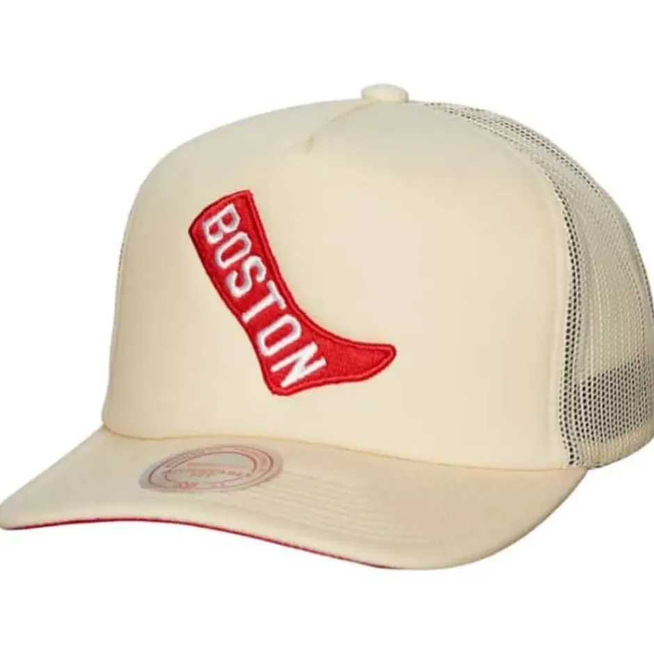 Mitchell & Ness Snapback-Evergreen Trucker Snapback Coop Boston Red Sox