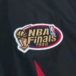 Men Mitchell & Ness Jackets & Outerwear-Exploded Logo Warm Up Jacket Chicago Bulls