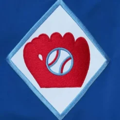 Men Mitchell & Ness Jackets & Outerwear-Exploded Logo Warm Up Jacket Philadelphia Phillies