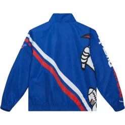 Men Mitchell & Ness Jackets & Outerwear-Exploded Logo Warm Up Jacket Denver Nuggets