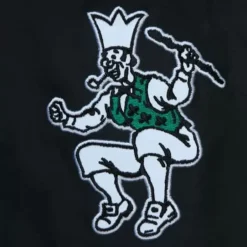 Men Mitchell & Ness Jackets & Outerwear-Exploded Logo Warm Up Jacket Boston Celtics