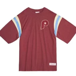 Men Mitchell & Ness T-Shirts & Tops-Extra Innings S/S Tee Philadelphia Phillies