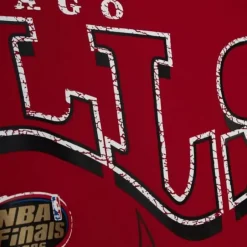 Men Mitchell & Ness Hoodies & Sweatshirts-Fashion Fleece Crew Chicago Bulls