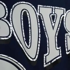 Men Mitchell & Ness Hoodies & Sweatshirts-Fashion Fleece Crew Dallas Cowboys