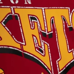 Men Mitchell & Ness Hoodies & Sweatshirts-Fashion Fleece Crew Houston Rockets