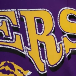 Men Mitchell & Ness Hoodies & Sweatshirts-Fashion Fleece Crew Louisiana State University