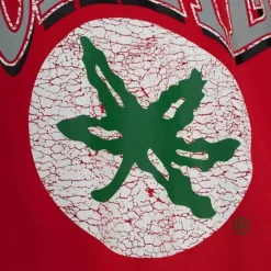 Men Mitchell & Ness Hoodies & Sweatshirts-Fashion Fleece Crew Ohio State