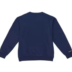 Men Mitchell & Ness Hoodies & Sweatshirts-Fashion Fleece Crew University Of Michigan