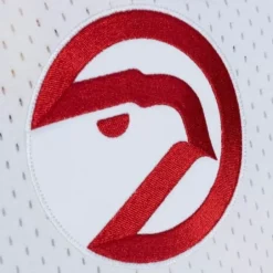Men Mitchell & Ness T-Shirts & Tops-Fashion Mesh V-Neck Atlanta Hawks