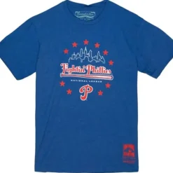 Men Mitchell & Ness T-Shirts & Tops-Fighten' Phillies Tee Philadelphia Phillies