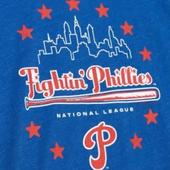 Men Mitchell & Ness T-Shirts & Tops-Fighten' Phillies Tee Philadelphia Phillies