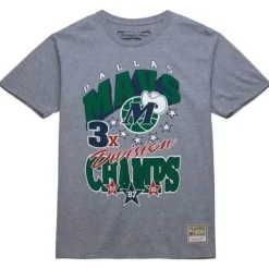 Men Mitchell & Ness T-Shirts & Tops-Finals Tee Dallas Mavericks