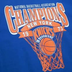 Men Mitchell & Ness T-Shirts & Tops-Finals Tee New York Knicks