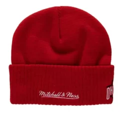 Mitchell & Ness Knit-First Letterman Knit Ohio State