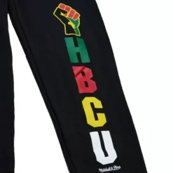 Men Mitchell & Ness Pants-Fist Joggers Hbcu