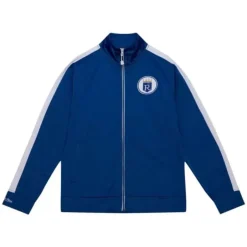 Men Mitchell & Ness Jackets & Outerwear-Flashback Track Jacket Kansas City Royals