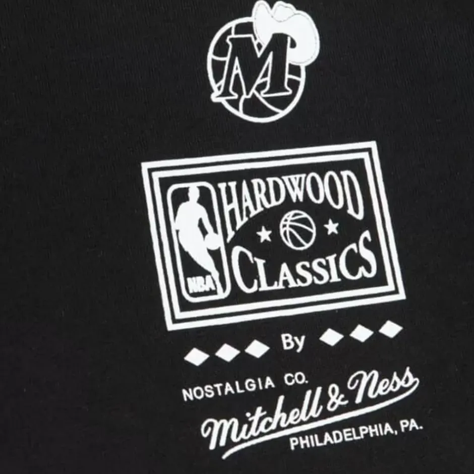 Men Mitchell & Ness T-Shirts & Tops-Flashbacks Tee Dallas Mavericks