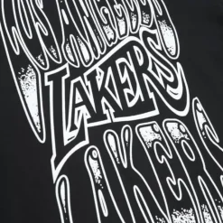 Men Mitchell & Ness T-Shirts & Tops-Flashbacks Tee Los Angeles Lakers