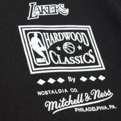 Men Mitchell & Ness T-Shirts & Tops-Flashbacks Tee Los Angeles Lakers