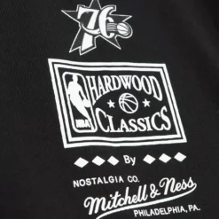 Men Mitchell & Ness T-Shirts & Tops-Flashbacks Tee Philadelphia 76Ers