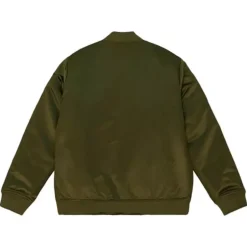 Men Mitchell & Ness Jackets & Outerwear-Flight Satin Bomber Jacket New York Knicks