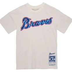 Men Mitchell & Ness T-Shirts & Tops-Freedom Tee Atlanta Braves