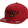 Mitchell & Ness Snapback-Front Face Snapback Hwc Atlanta Hawks