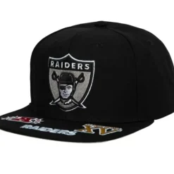 Mitchell & Ness Snapback-Front Face Snapback Oakland Raiders