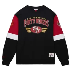 Men Mitchell & Ness Hoodies & Sweatshirts-Fttb All Over Crew 3.0 San Francisco 49Ers