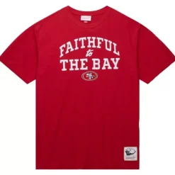 Men Mitchell & Ness T-Shirts & Tops-Fttb Legendary Slub Ss Tee San Francisco 49Ers