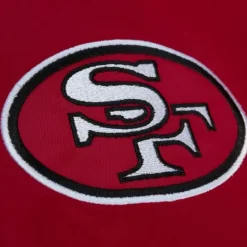 Men Mitchell & Ness Jackets & Outerwear-Fttb Team Og Lw Satin Jacket San Francisco 49Ers