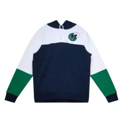 Men Mitchell & Ness Hoodies & Sweatshirts-Fusion Fleece 2.0 Dallas Mavericks