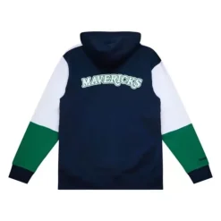 Men Mitchell & Ness Hoodies & Sweatshirts-Fusion Fleece 2.0 Dallas Mavericks