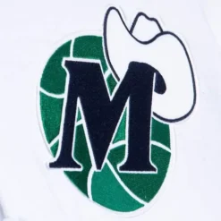 Men Mitchell & Ness Hoodies & Sweatshirts-Fusion Fleece 2.0 Dallas Mavericks
